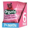 Organix Summer Fruits Rice Cake Clouds, Baby Rice Cakes Snack, Finger Food, 7+ Months, 40 g (Pack of 6) view 1