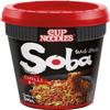 NISSIN Cup Noodles Soba Wok Style Chilli Flavoured Instant Noodles, 92 g Pot (Pack of 8) view 2