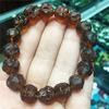 1pcs Moldavite Czech Meteorite Bracelet Impact Glass Rough Stone Hand catenary Crystal Energy Stone, SBOTTON-8571 (Size : 12mm) view 3