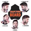 1pc Beard Shaping Tool Hair Liner Template Pro Stencil Comb Shaper for Styling with Trimmer,Razor or Clippers for Man(Black) view 4