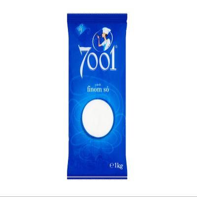 7001 Iodised Steamed Fine Alpine Table Salt 1KG, White