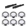 6Pcs Shaver Replacement Heads,Shaver Head Replacement Blades with Pointed Blade, with 2Pcs Cleaning Brushes and Storage Box view 4