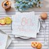 Tenare 40 Pcs Glitter Napkins Happy 80th Birthday Fabulous Cocktail Disposable Napkin for Birthday Party Anniversary Decoration, 3 Ply White and Rose Gold(80th Fabulous,White and Rose Gold) view 4