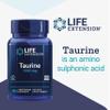 Life Extension, Taurine, 1000mg, High Dose, 90 Vegan Capsules, Laboratory Tested, Gluten Free, Vegetarian, SOYA Free, GMO Free view 3