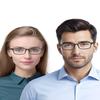 LUFF Unbreakable Reading Glasses for Women,4PCS Blue Light Blocking Reading Glasses Men,Comfortable Spring Hinge Readers view 3