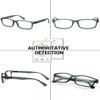 LUFF Unbreakable Reading Glasses for Women,4PCS Blue Light Blocking Reading Glasses Men,Comfortable Spring Hinge Readers view 4