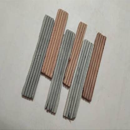 VRINDAVANBAZAAR.COM Red Black Slate Grooves- 2.5 kg