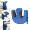 Amagogo Bedridden Patient Turning Device Pad Waterproof Turn Over Cushion for Patients Elderly Disability Assistant High Elastic Sponge, Blue view 4