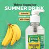 Aromhuset Banana Sparkling Water Flavouring Drops 200ml - With Pump Bottle - Makes 100 Litres with 1-500 - Zero Sugar & No Calories - Just Add 2 Pumps to 1 Litre Sparkling Water view 4