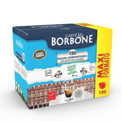 Caffe Borbone ESE 44mm Decise Mix (NERA) Pods, Pack of 120