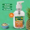 Aromhuset Pineapple Water Drops 200ml  Pump Bottle  Makes 100 Litres with 1:500  Zero Sugar & No Calories - Just Add 2 Pumps to 1 Litre Sparkling Water view 2