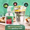 Aromhuset Pomegranate Sparkling Water Flavouring Drops 200ml - With Pump Bottle - Makes 100 Litres with 1-500 - Zero Sugar & No Calories - Just Add 2 Pumps to 1 Litre Sparkling Water view 3