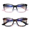 Areyeth 2 Pair Oversized Square Trendy Reading Glasses for Women, Blue Light Blocking Computer Readers with Flexible Spring Hinge(2.75X) view 1