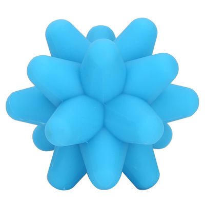 2 Colors Acupoint Massage Ball, Spiky Hard Massage Balls Firm Spiked Massager Roller Orb for Plantar Fasciitis, Muscle Release Deep Tissue Massage Silicone Fitness Ball(Blue)