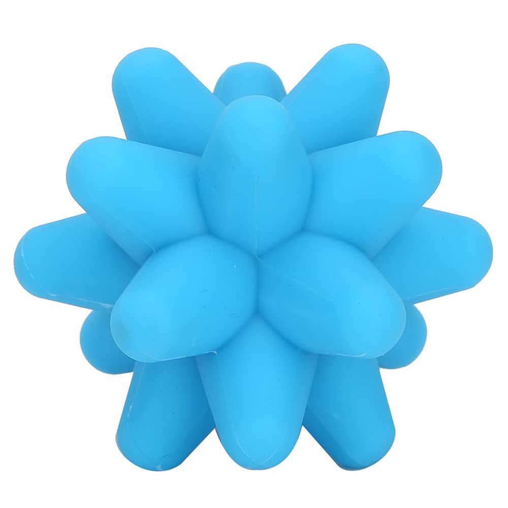 2 Colors Acupoint Massage Ball, Spiky Hard Massage Balls Firm Spiked Massager Roller Orb for Plantar Fasciitis, Muscle Release Deep Tissue Massage Silicone Fitness Ball(Blue)