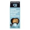 Kent & Fraser Gluten Free Cracked Black Pepper & Smoked Sea Salt Cheese Biscuits | Wheat Free Savoury Crackers | 110g (Pack of 3) view 2