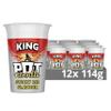 Pot Noodle Sticky Rib King Pot instant vegan* snack quick to make noodles Instant Noodle 12x 114 g view 1