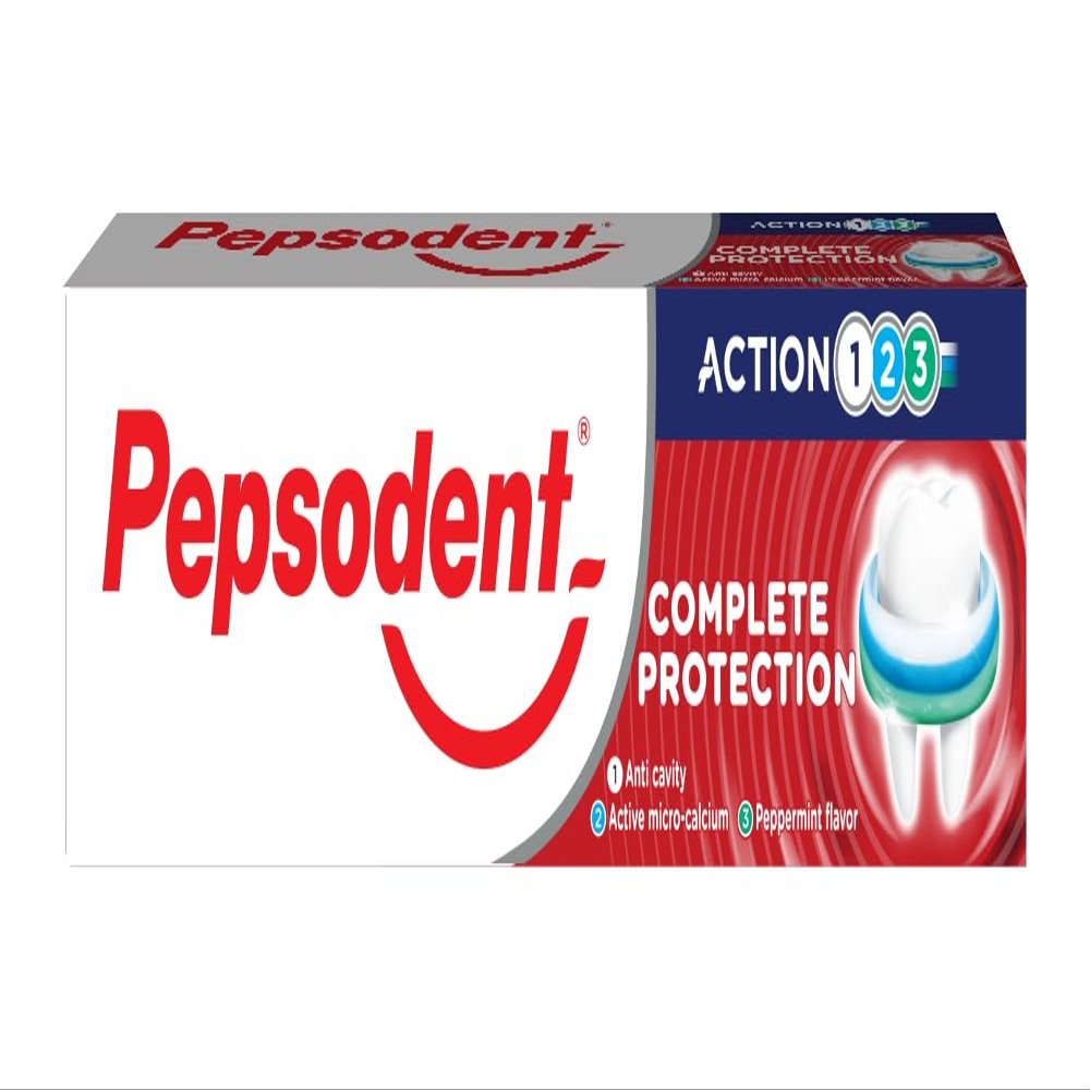Pepsodent Cavity Protection with Fluoride and Calcium Toothpaste for All-Day Cavity Defence 75 ml
