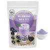 Blueberry Bubble Milk Tea Instant 3in1 Powder Mix - 1kg (33 Drinks) | For Boba Tea, Milkshake, Blended Frappe and Bakery | Authentic Taiwan Recipe | 0 Trans Fat, No Preservatives by Moriyama Teahouse view 1