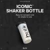 Bulk Iconic Clear 750ml Shaker Bottle, Lump-Free Wire Mixing Ball, Leak-Proof Screw-Top with Handle, BPA-Free, Dishwasher Safe, Protein, BCAA & Gym Supplements view 2