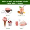 Peach Bubble Milk Tea Instant 3in1 Powder Mix - 1kg (33 Drinks) | For Boba Tea, Milkshake, Blended Frappe and Bakery | Authentic Taiwan Recipe | 0 Trans Fat, No Preservatives by Moriyama Teahouse view 4