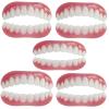 MXRFACTory Dentures Silica Gel Multi-Functional Temporary Tooth Repair Kit Detachable Snap Covering Missing Teeth Denture Filling Kit Cosmetic Top and Bottom Veneers Men and Women,5pairs view 1
