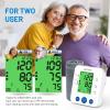 Blood Pressure Monitor for Home Use,Automatic Blood Pressure Monitors with 8.66"-17.32" Large BP Cuff, Backlit Screen, 2x99 Readings Memory view 3