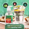 Aromhuset Wild Strawberry Sparkling Water Flavouring Drops 200ml - With Pump Bottle - Makes 100 Litres with 1-500 - Zero Sugar & No Calories - Just Add 2 Pumps to 1 Litre Sparkling Water view 3