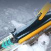 2 in 1 Cleaning Brush Scrubbing Brush with Long Handle Adjustable V-Shaped Floor Brush Scrubber 120 Degree Triangular Rotating Brush Head Rotating Kitchen Brush for Cleaning Joints view 3