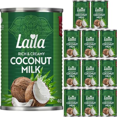Laila Rich & Creamy Coconut Milk 400 ml (Case of 12)