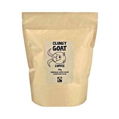 Clumsy Goat Fairtrade Honduran Single Origin Whole Coffee Beans - 100% Arabica - Medium Roast