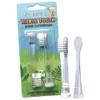 Jack N' Jill Tickle Tooth Sonic Electric Toothbrush Replacement Heads - Gentle Cleaning, Made for Tiny Teeth, LED Inspection Light, Extra Soft Bristles, for Babies & Kids - (1 Pack - Set of 2) view 1