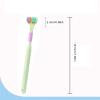 Eayoly 3-Headed Tooth Brush - Soft Bristle Toothbrush with 3 Head Design, Triple Toothbrush for Autistic & Special Needs Adults and Kids view 4