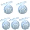 MXRFACTory Dentures Instant Veneers Snap On Tooth Cosmetic Silicone Tooth Whitening Temporary Prosthesis Teeth Reusable Top Bottom False Dental Braces Covering for Men and Women,9pairs view 1