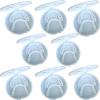 MXRFACTory Fake Teeth Instant Veneers Teeth Detachable Top Bottom Silicone Tooth Dental Prostheses Temporary Dentures Teeth Braces Covering for Men and Women Denture Restoration Kit,8pairs view 1