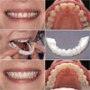 MXRFACTory Fake Teeth Instant Veneers Teeth Detachable Top Bottom Silicone Tooth Dental Prostheses Temporary Dentures Teeth Braces Covering for Men and Women Denture Restoration Kit,8pairs view 4