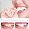 MXRFACTory Dental Prosthesis Natural Tones Instant Veneers Snap-on Upper Lower Teeth Cosmetic Oral Cover Whitening Dental Comfortable Smile False Teeth Cover Veneer for Men and Women,7pairs view 3