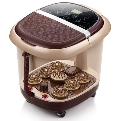 Foot Bath Massager With Heat, Foot Massager Spa, Portable Foot Spa Bath Massager, Automatic Bubbles Therapeutic Electric Pedicure Foot Tub For Plantar Fasciitis Diabetics Stress