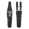 Silicone Razor Case Soft Razor Travel Case Portable Razor Case Razor Protective Case Safety Waterproof Razor Cover Compatible with Most Manual Razor with 2 Cleaning Brushes, Black, 2pcs, Travel view 1