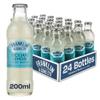 Franklin & Sons Sicilian Lemon Tonic Water | 24 x 200ml Bottle Case | Natural Sicilian Lemon Flavour | Natural Flavours | Lake District Water | Zesty Gin & Tonic | Premium Mixer | Fizzier for longer view 1