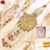 Ghasitaram Gifts Rakhis Online - Rakhi for Brother-RM-111 Bhaiya Bhabhi Rakhi with 200 GMS of Besan Barfi and 200 GMS of Kaju Katli view 1