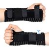 Actesso Breathable Wrist Brace Splint with Support Strap - Ideal for Carpal Tunnel, Sprains, and Tendonitis (Black, Left Hand, XL) view 1