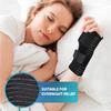 Actesso Breathable Wrist Brace Splint with Support Strap - Ideal for Carpal Tunnel, Sprains, and Tendonitis (Black, Left Hand, XL) view 3