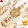 Ghasitaram Gifts Rakhis Online - Rakhi for Brother-RM-111 Bhaiya Bhabhi Rakhi with 200 GMS of Besan Barfi view 1