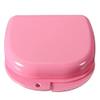 F2 Medical Supplies Pink Retianer Box - Sturdy Retainer Case Denture Box with Vent Holes for Denture Retainer Mouth Guard Brace Teeth Mouth Tray view 2