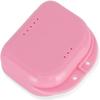 F2 Medical Supplies Pink Retianer Box - Sturdy Retainer Case Denture Box with Vent Holes for Denture Retainer Mouth Guard Brace Teeth Mouth Tray view 3