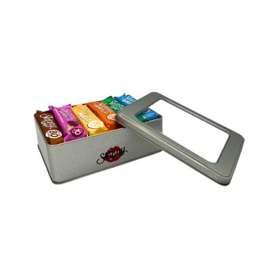 Skinny Whip and Crunch Bars x 15 in a Tin - Mixed Flavours - Low-Calorie Snack Under 100 Calories x 300g