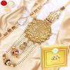 Ghasitaram Gifts Rakhis Online - Rakhi for Brother-RM-111 Bhaiya Bhabhi Rakhi with 200 GMS of Soan Papdi view 1