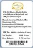 Ghasitaram Gifts Rakhis Online - Rakhi for Brother-RM-268 Bhaiya Bhabhi Rakhi with 200 GMS of Kaju katli and 200 GMS of Soan Papdi view 3