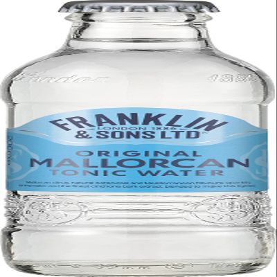 Franklin & Sons Original Mallorcan Tonic Water Bottles | 24 x 200ml Bottle Case | Citrus And Light Herb Notes | Lake District Water | Premium Mixer | Flavoured Tonic | Fizzier for longer | Perfect G&T